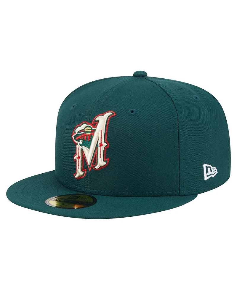 New Era Men's Green Minnesota Wild Deceptor 59FIFTY Fitted Hat