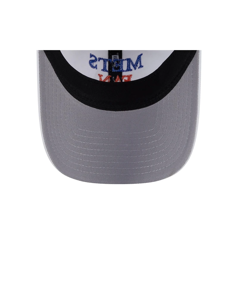 New Era Women's White New York Mets Team Fan 9TWENTY Adjustable Hat