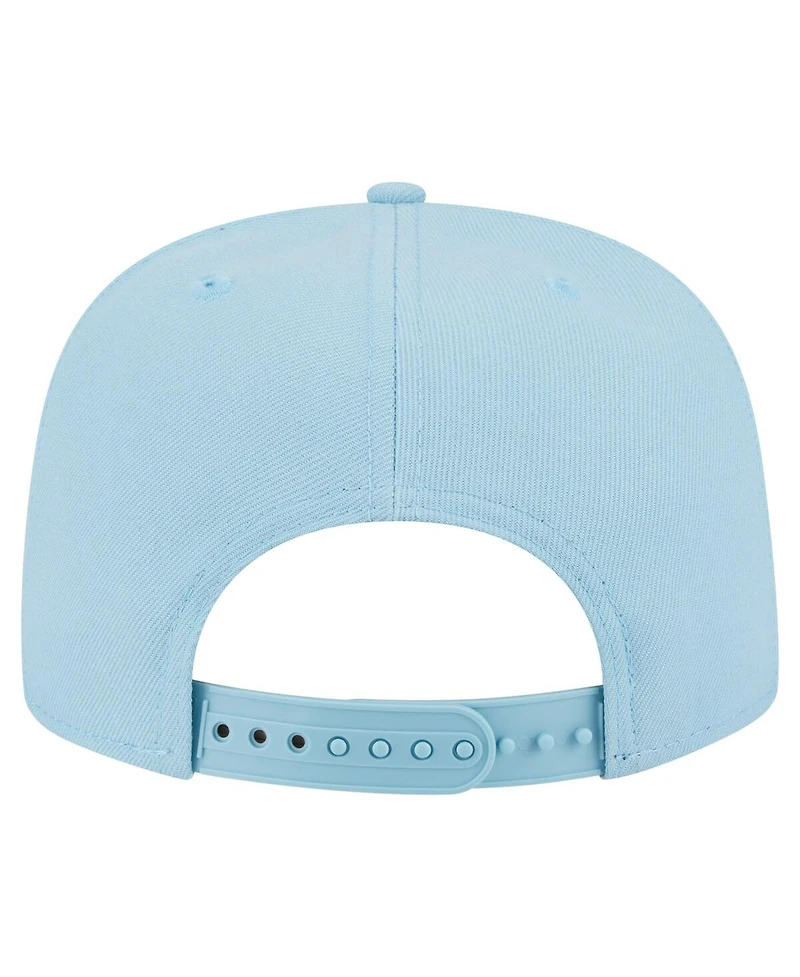 New Era Men's Light Blue Detroit Lions Color Pack A-Frame 9FIFTY Snapback Hat