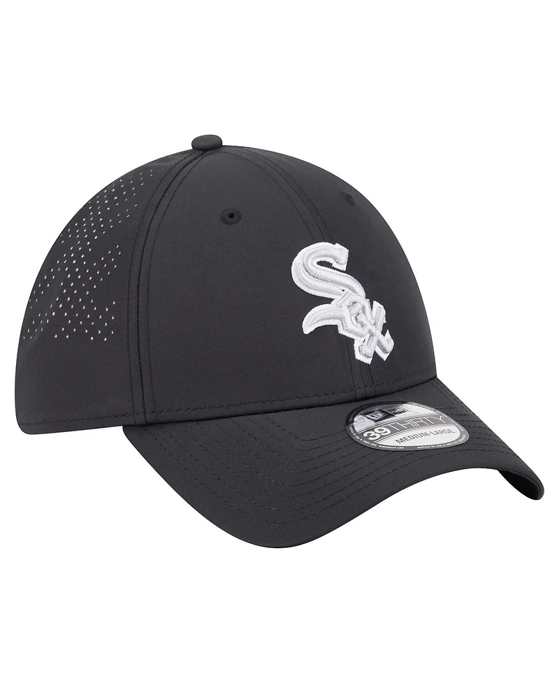 New Era Men's Black Chicago White Sox Night 39THIRTY Flex Hat