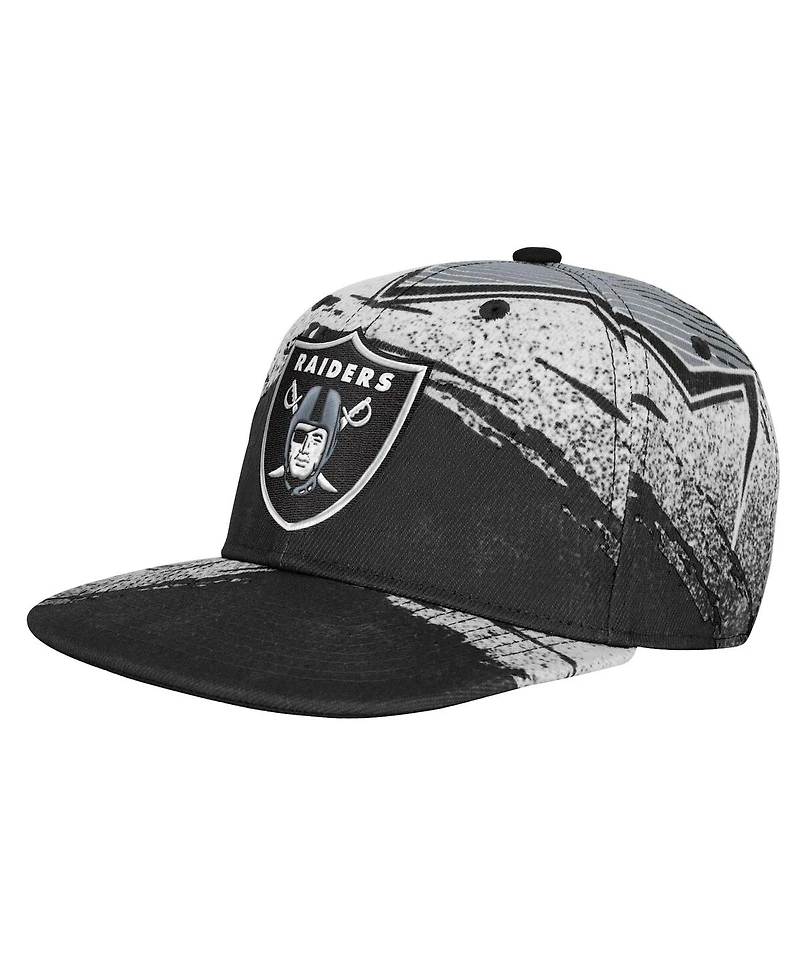 Outerstuff Big Boys and Girls Black Las Vegas Raiders Make Noise Adjustable Hat
