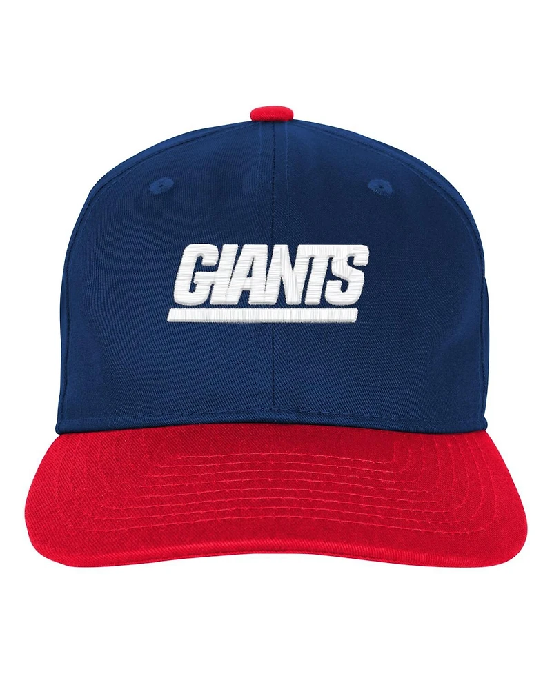 Outerstuff Big Boys and Girls Royal New York Giants True Retro Adjustable Hat