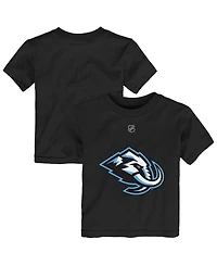 Outerstuff Toddler Black Utah Mammoth Primary Logo T-Shirt
