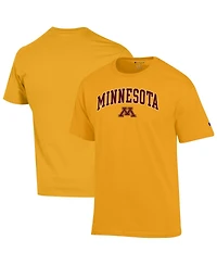 Champion Men's Gold Minnesota Golden Gophers Arch Over Logo T-Shirt