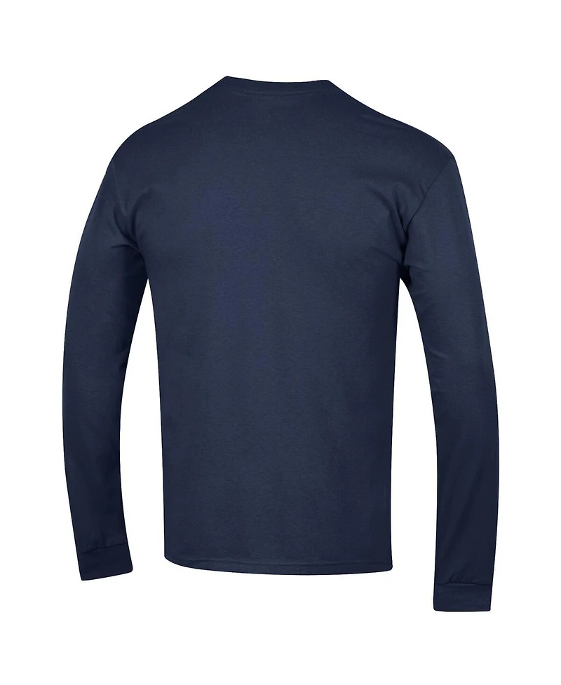 Champion Men's Navy Penn State Nittany Lions Arch Over Logo Long Sleeve T-Shirt