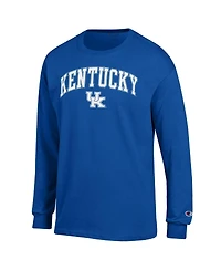 Champion Men's Royal Kentucky Wildcats Arch Over Logo Long Sleeve T-Shirt