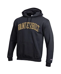 Champion Men's Black Vanderbilt Commodores Basic Arch Fleece Pullover Hoodie