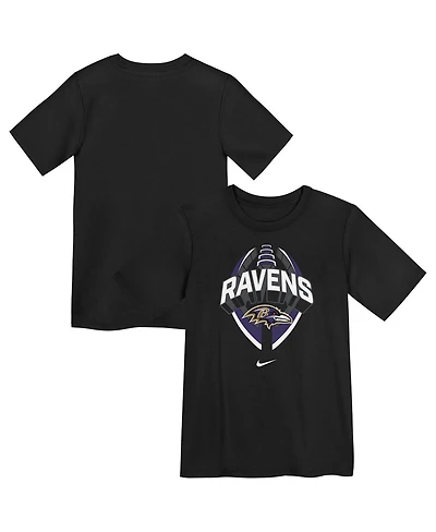 Nike Preschool Black Baltimore Ravens Icon Legend Performance T-Shirt