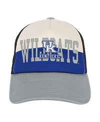Outerstuff Big Boys and Girls Royal/Cream Kentucky Wildcats Modern Fan Trucker Adjustable Hat
