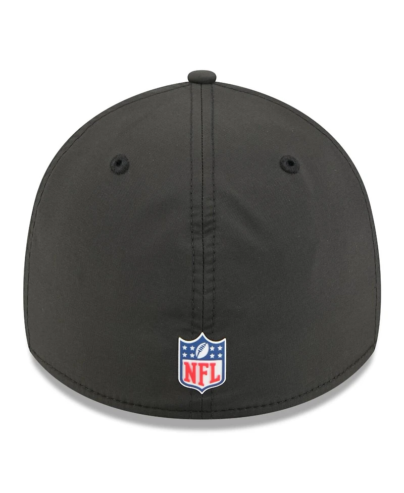 New Era Men's Black Atlanta Falcons 2025 Sideline 39THIRTY Flex Hat