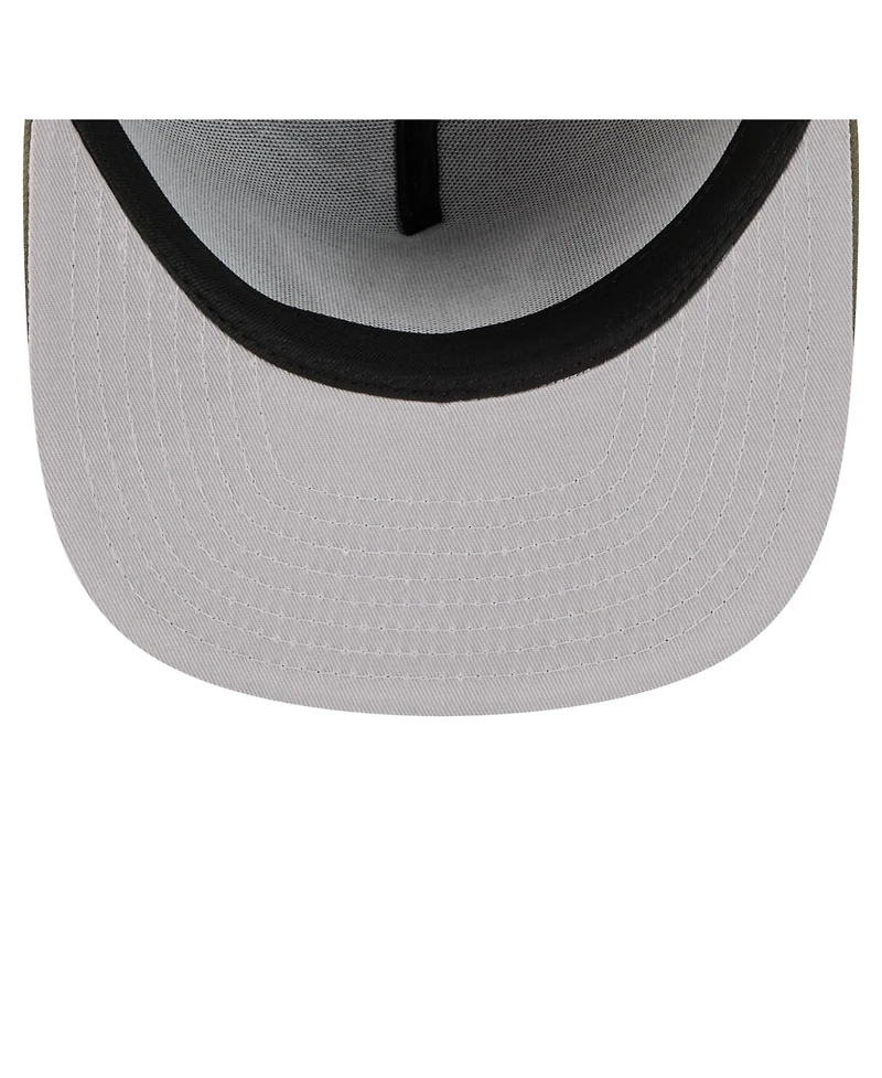 New Era Men's Olive Washington Commanders Color Pack A-Frame 59FIFTY Fitted Hat
