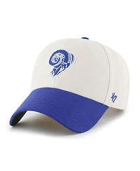 '47 Brand Men's Cream/Royal Los Angeles Rams Fairfield Mvp Throwback Adjustable Hat