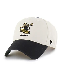 '47 Brand Men's Cream/Black Pittsburgh Steelers Fairfield Mvp Throwback Adjustable Hat