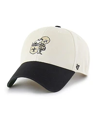'47 Brand Men's Cream/Black New Orleans Saints Fairfield Mvp Throwback Adjustable Hat