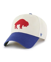 '47 Brand Men's Cream/Royal Buffalo Bills Fairfield Mvp Throwback Adjustable Hat