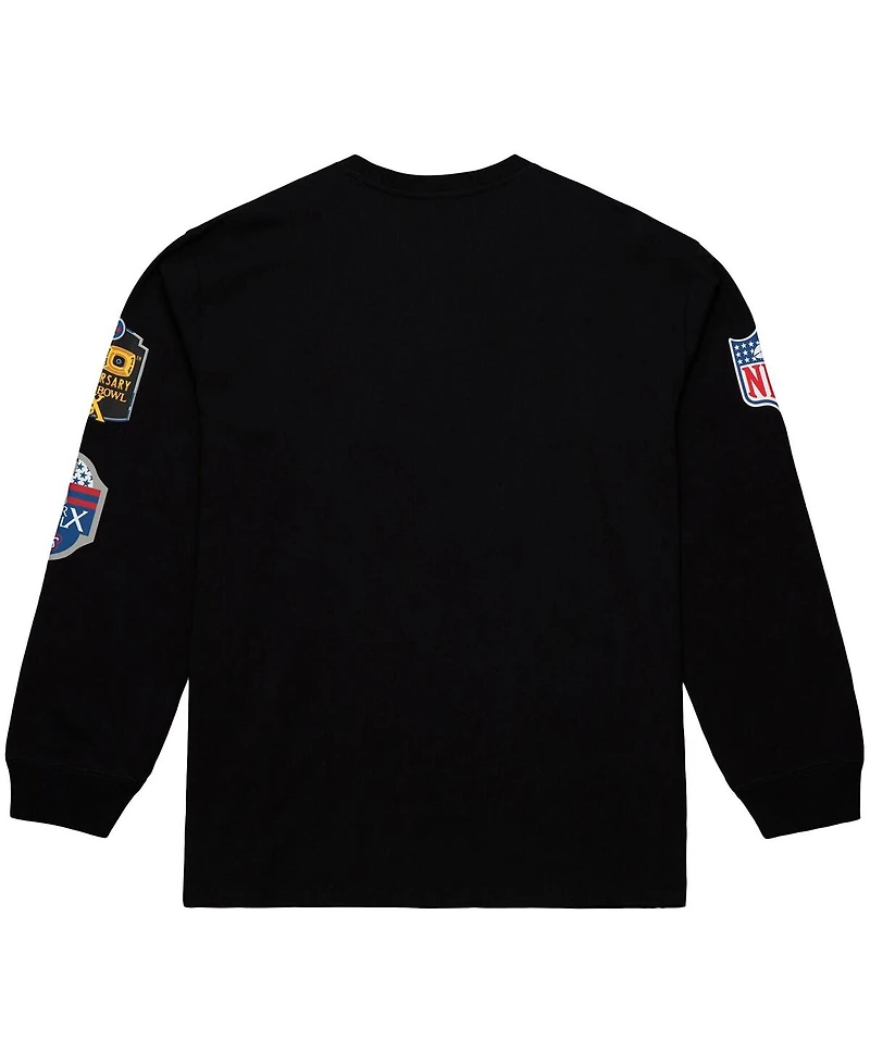 Mitchell & Ness Men's Black Pittsburgh Steelers Training Camp Vintage Logos Long Sleeve T-Shirt