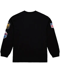 Mitchell & Ness Men's Black Pittsburgh Steelers Training Camp Vintage Logos Long Sleeve T-Shirt