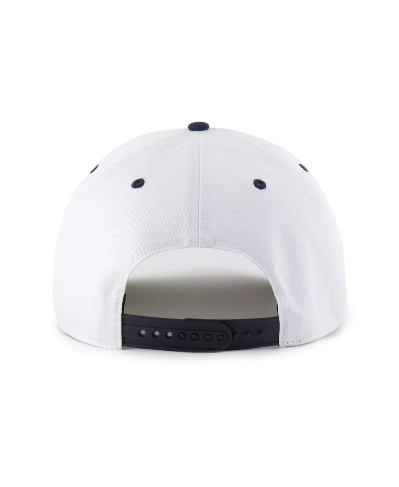 '47 Brand Men's White/Navy Denver Broncos Roscoe Two-Toned Hitch Adjustable Hat
