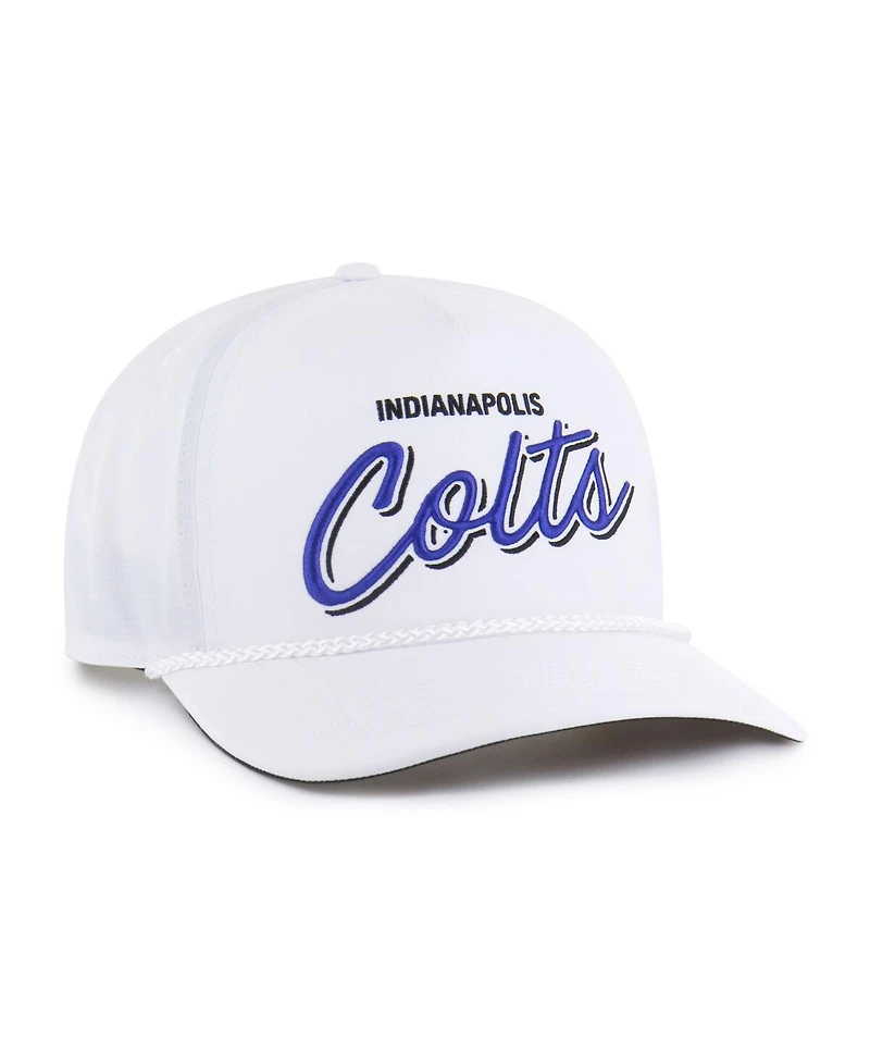 47 Brand Men's White Indianapolis Colts Brrr Fairway Hitch Adjustable Hat