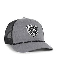 '47 Brand Men's Heather Charcoal Chicago Bears Carbon Rope Trucker Adjustable Hat
