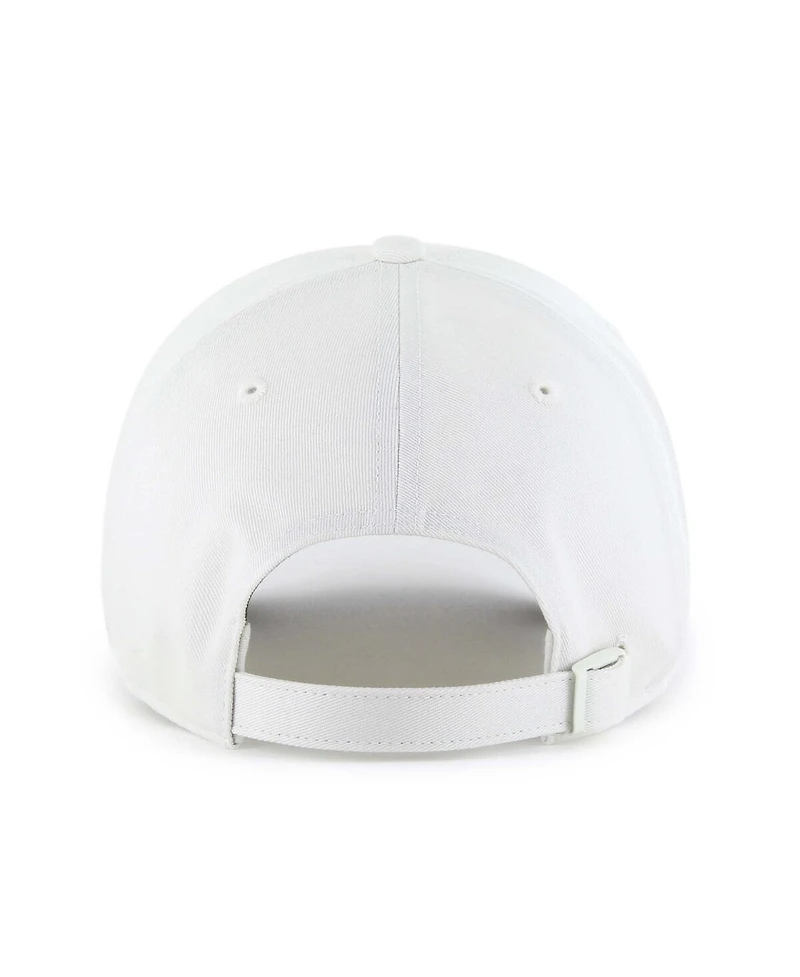 '47 Brand Men's White Lsu Tigers Contemporary Basics Foundation Clean Up Adjustable Hat