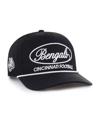 '47 Brand Men's Black Cincinnati Bengals Foundational Hitch Adjustable Hat
