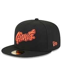New Era Men's Black San Francisco Giants 2025 City Connect Wordmark 59FIFTY Fitted Hat