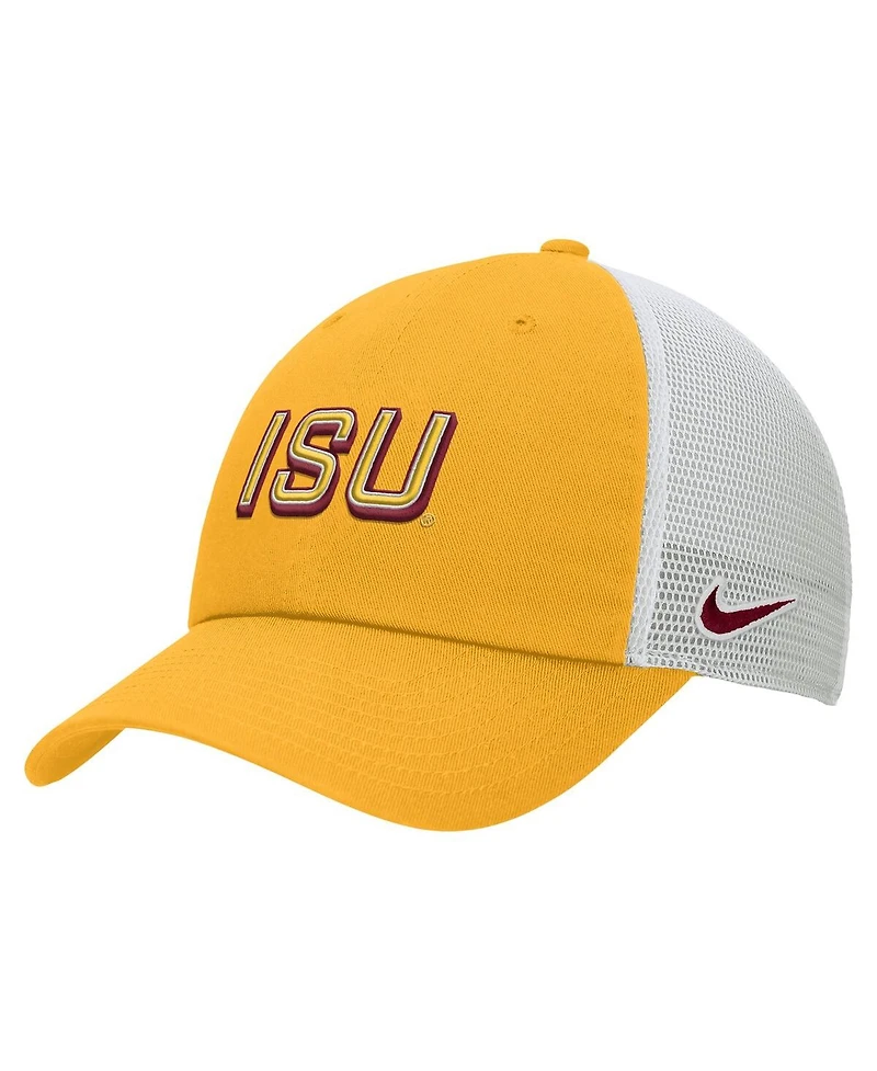 Nike Men's Gold Iowa State Cyclones On-Field Club Adjustable Trucker Hat