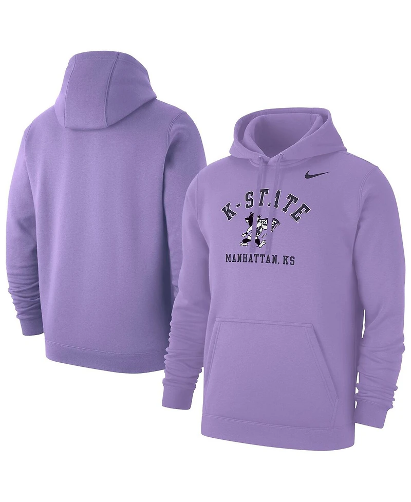 Nike Men's Lavender Kansas State Wildcats K-State Club Hoodie
