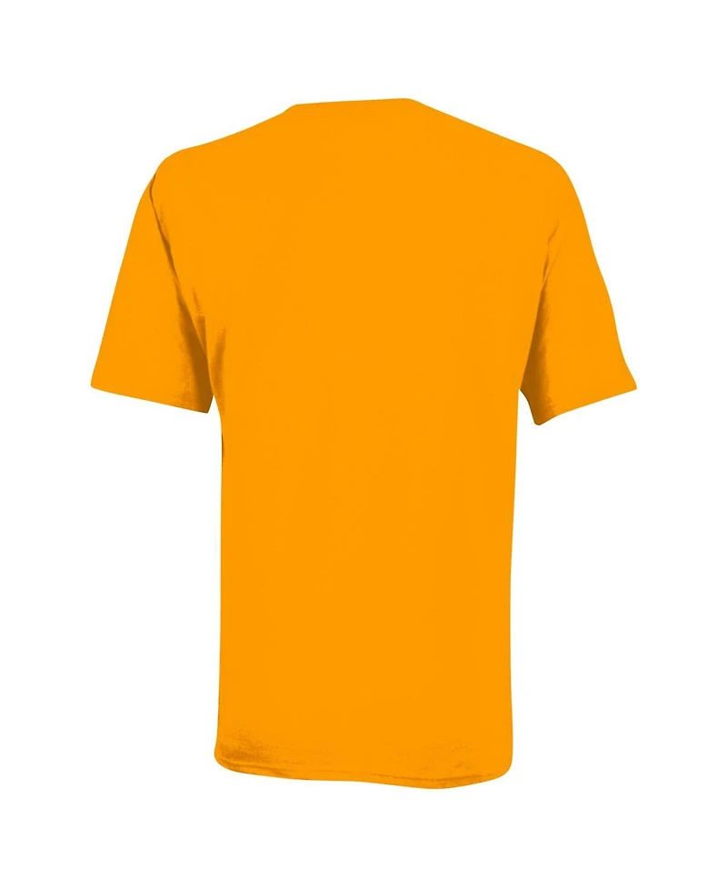Champion Big Boys and Girls Gold West Virginia Mountaineers Arch Over Logo T-Shirt
