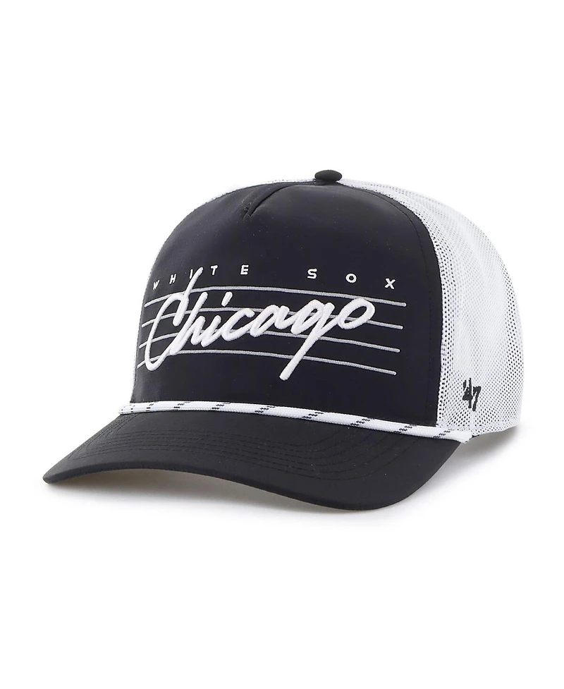 '47 Brand Men's Black Chicago White Sox Brrr Downburst Mesh Hitch Adjustable Hat