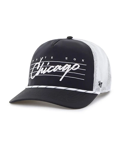 '47 Brand Men's Black Chicago White Sox Brrr Downburst Mesh Hitch Adjustable Hat