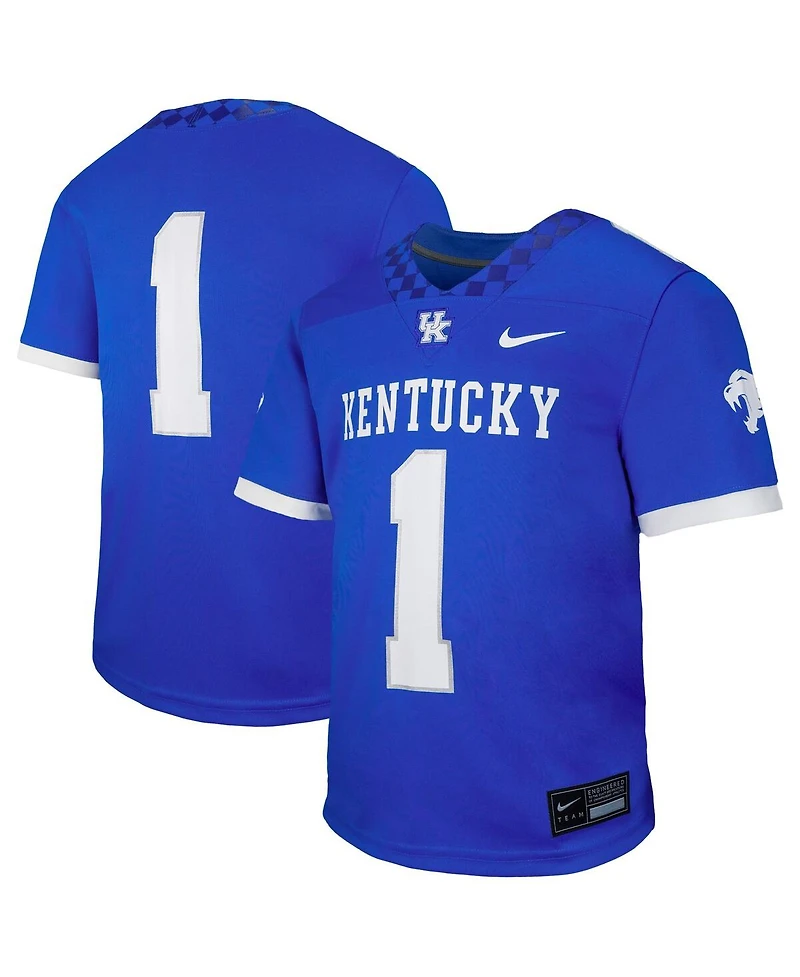 Nike Big Boys and Girls 1 Royal Kentucky Wildcats Untouchable Replica Game Jersey
