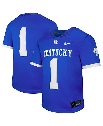 Nike Big Boys and Girls 1 Royal Kentucky Wildcats Untouchable Replica Game Jersey