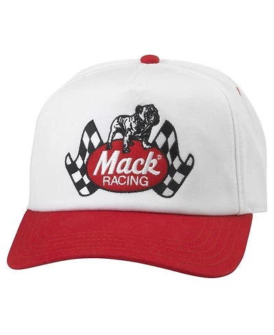 American Needle Men's White Mack Trucks Roscoe Racing Adjustable Hat