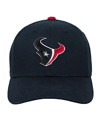 Outerstuff Big Boys and Girls Navy Houston Texans Team Pre-Curved Adjustable Hat