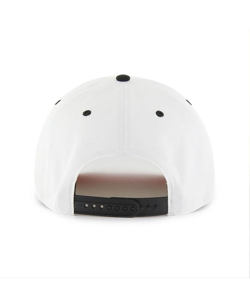 '47 Brand Men's White/Black Cincinnati Bengals Roscoe Two-Toned Hitch Adjustable Hat
