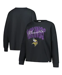 '47 Brand Women's Black Minnesota Vikings Plus Muse Sydney Long Sleeve T-Shirt