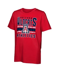 Outerstuff Big Boys and Girls 2-Pack Arizona Wildcats the Mix T-Shirt Combo Set