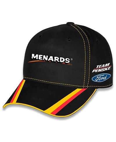 Checkered Flag Sports Men's and Women's Black Ryan Blaney Menards Uniform Adjustable Hat