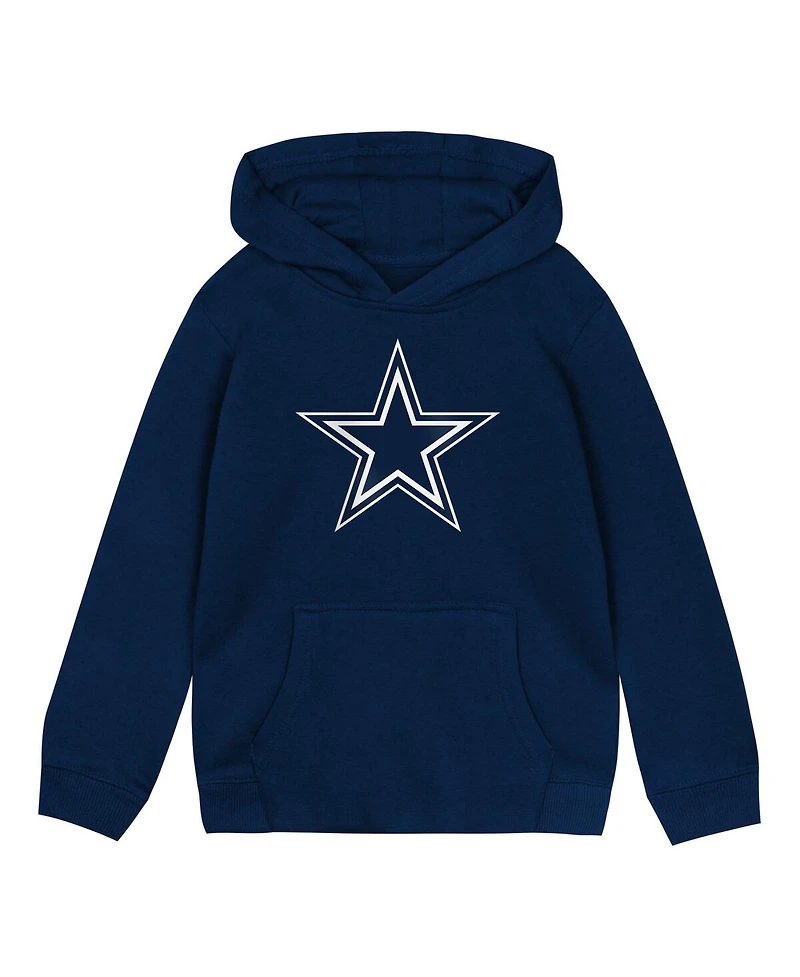 Outerstuff Toddler Navy Dallas Cowboys Logo Pullover Hoodie