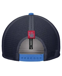 Nike Men's Powder Blue Ole Miss Rebels Vintage Arch Rise Performance Trucker Adjustable Hat