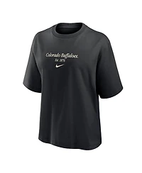 Nike Women's Black Colorado Buffaloes Boxy T-Shirt