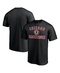 Fanatics Mto Label Men's Black Chicago Blackhawks Special Edition Victory Arch T-Shirt