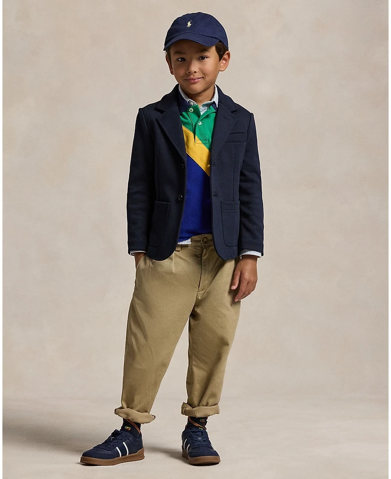 Polo Ralph Lauren Toddler and Little Boys Double-Knit Shirt Jacket