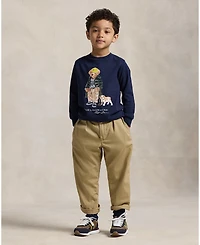Polo Ralph Lauren Toddler and Little Boys Bear Long Sleeve T-Shirt