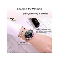 Ruxing Smart Smartwatch For Women Compatible For Android Ios Phones. Smart Bracelet With Female Menstrual Cycle Heart Rate Blood Pressure Remote Photo