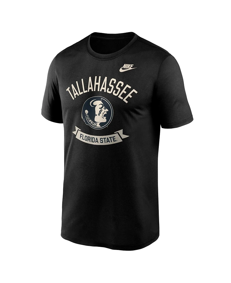 Nike Men's Black Florida State Seminoles Fashion Hometown Legend T-Shirt
