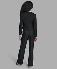 Bcbg Suits Open Front Jacket Straight Leg Pants