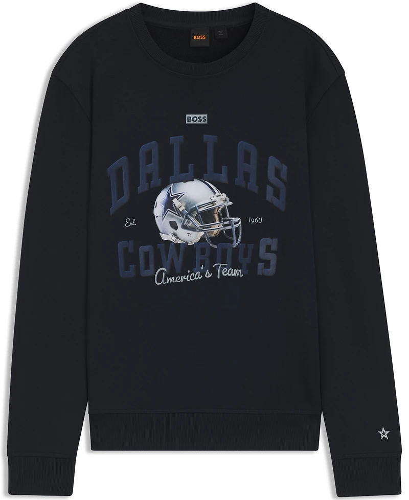 Boss x Dallas Cowboys Helmet Graphic Sweatshirt